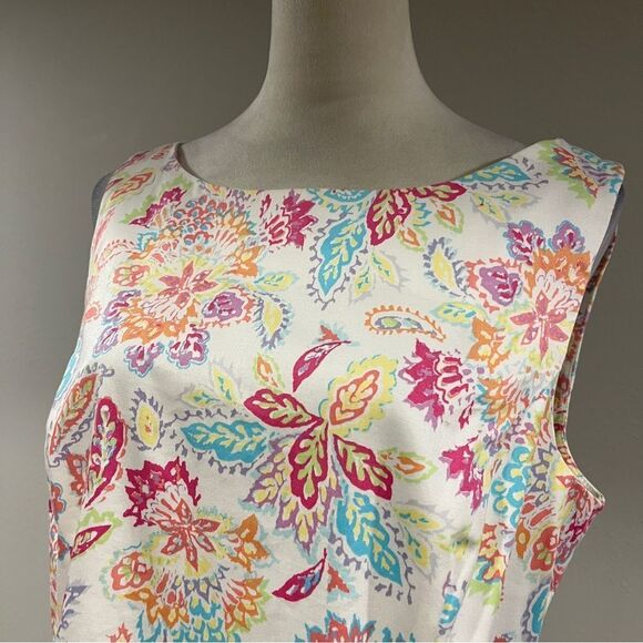 A-line Floral Sleeveless formal Dress - Picture 2 of 13